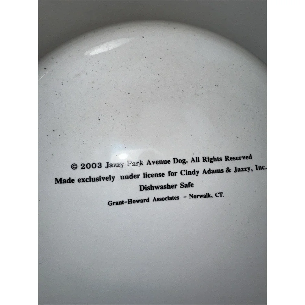 Doggie Dish 3 Barks Edition. Jazzy Park Avenue Bone Dog 2003 Dog Dish Newspaper